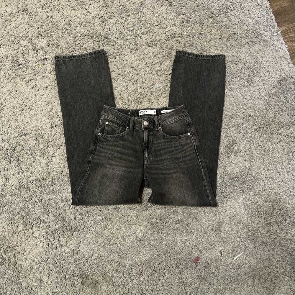 Garage Men's Dark Gray Straight Jeans